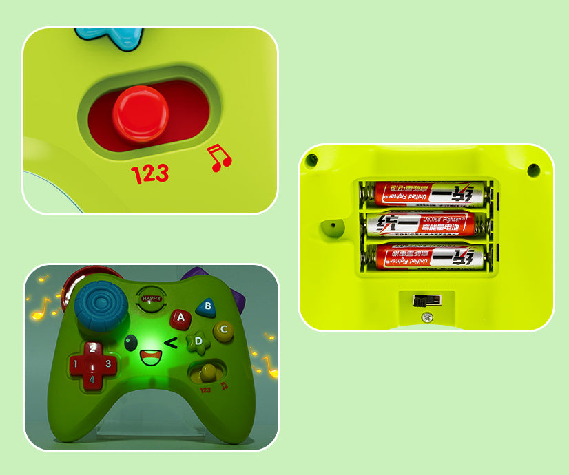 Interactive Game Handle and Learning Toy for Toddlers