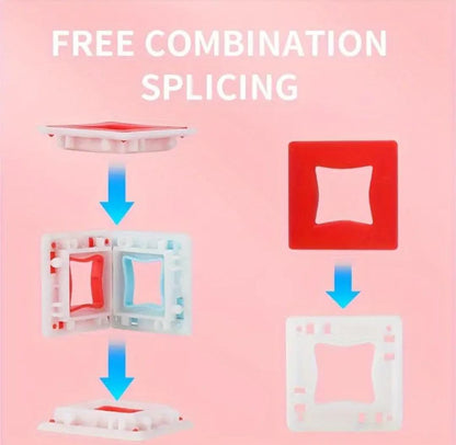 3D Transform Movable Cube Shape Building Blocks - 180 pieces