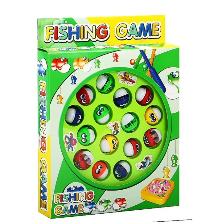 Battery-Operated Rotating Fishing Game Toy for Kids & Toddlers