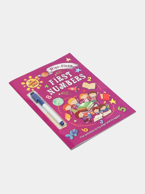 Kids First Numbers Wipe & Clean Book