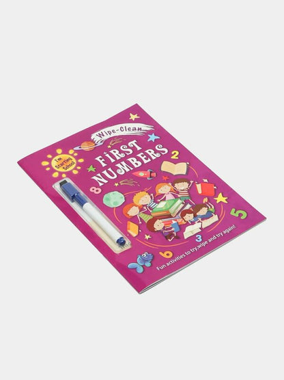 Kids First Numbers Wipe & Clean Book