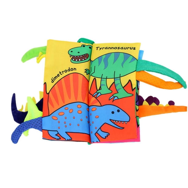 Dino Tails- Soft Crinkle Cloth Book for Babies