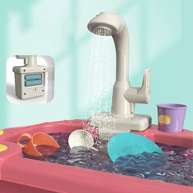 Kitchen Tools Wash Basin Pretend Play Set
