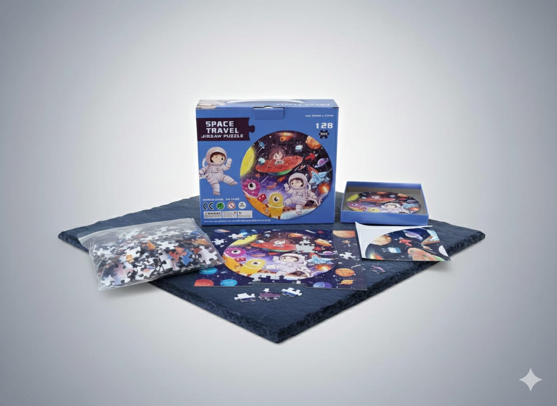 Space Travel Jigsaw Puzzle Game For Kids
