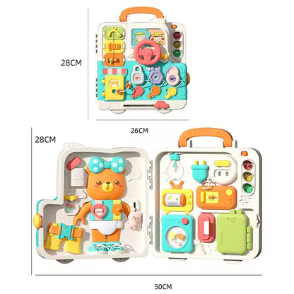 Multifunctional Busy and Sensory Board with Light and Sound