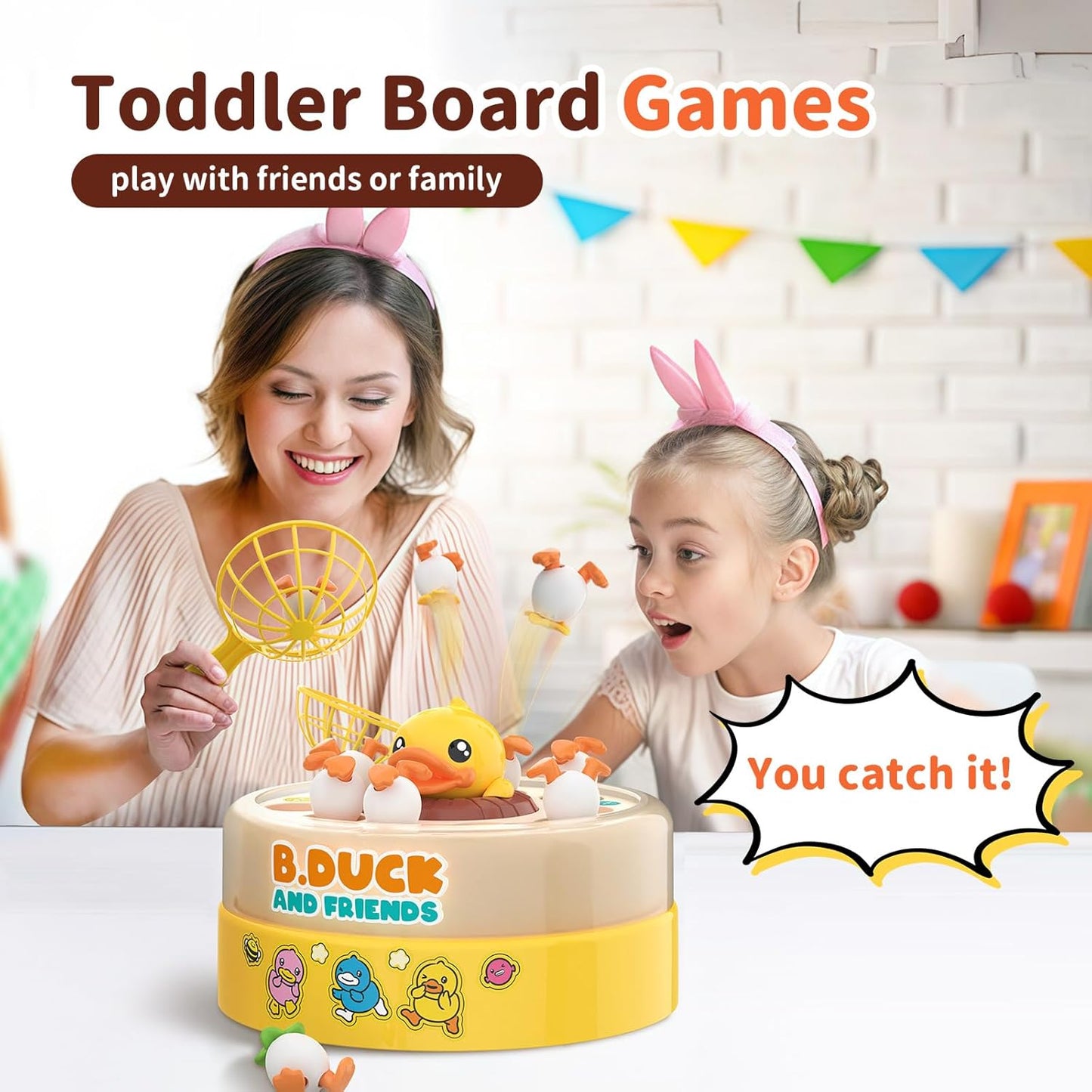 Electric Bouncing Duck Catching Game