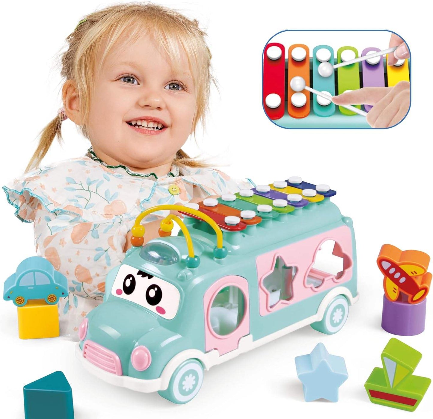 Huanger Sorting and Xylophone Musical Bus