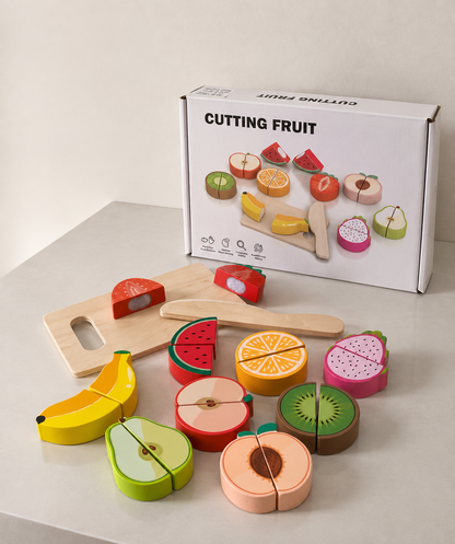 Wooden Cutting Fruit Set