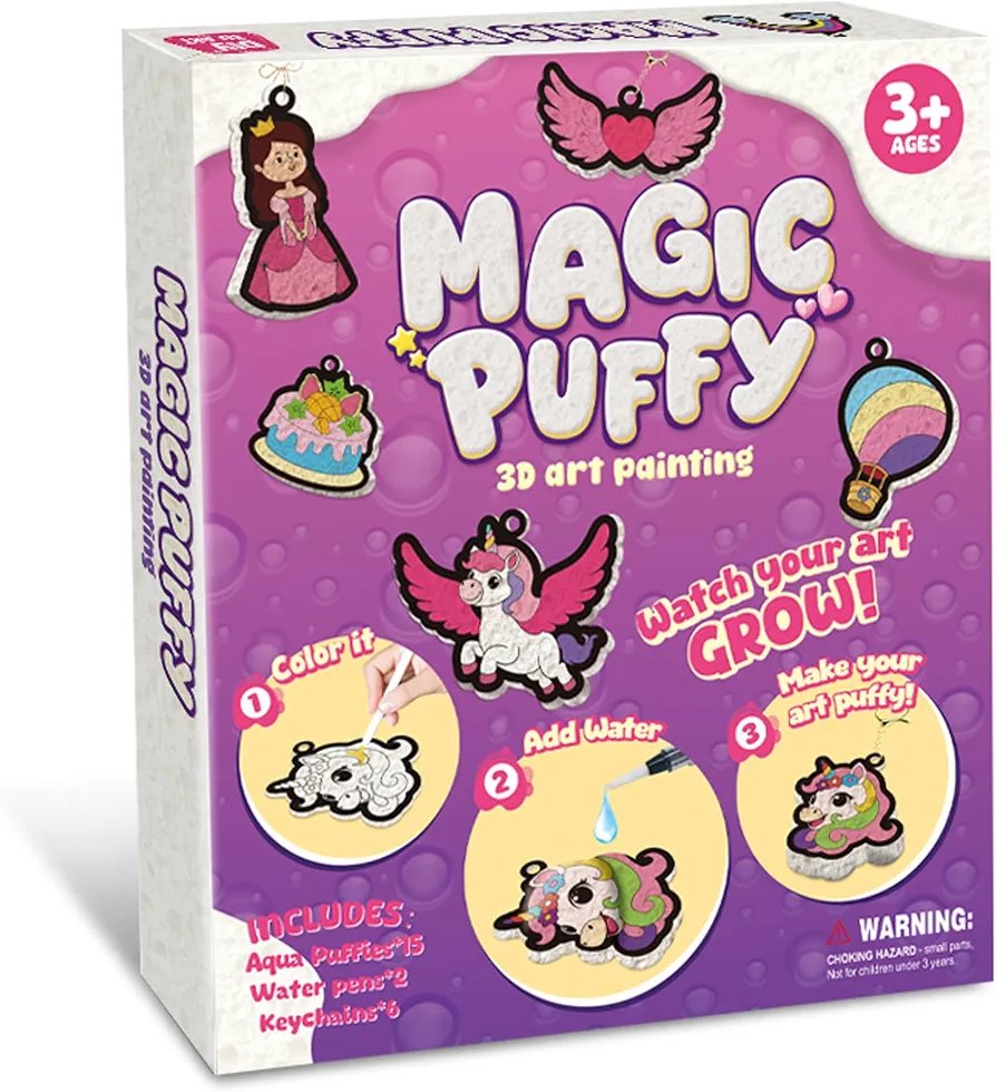 Unicorn Magic Puffy – 3D Art painting Kit