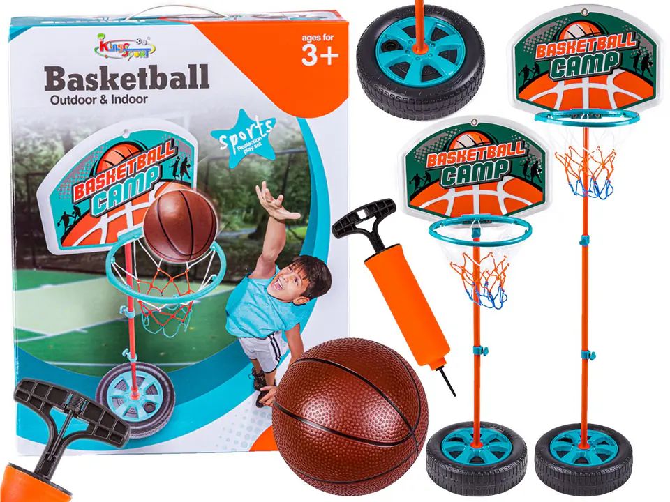 Portable Indoor Outdoor Basketball Play Set For Kids