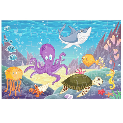 Under Water World Jumbo Floor Jigsaw Puzzle – 48 pieces
