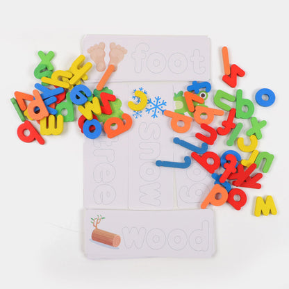 Wooden Spelling Learning Game