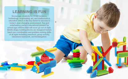 Hedgehog Bristle Mini Blocks (58 Pieces)