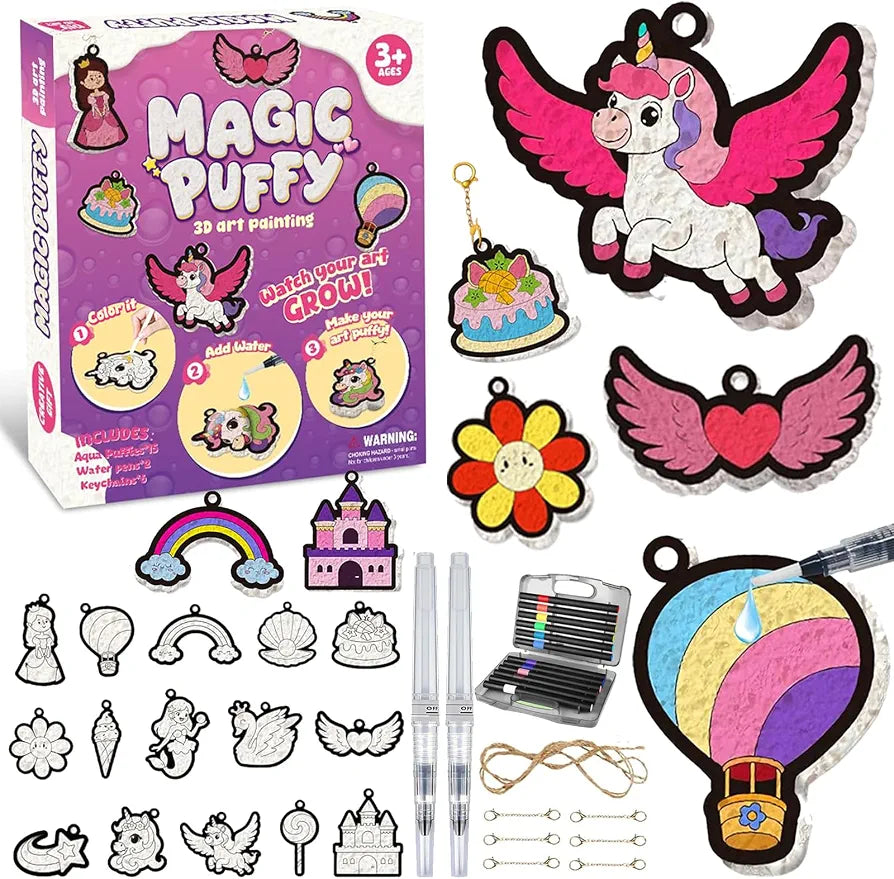 Unicorn Magic Puffy – 3D Art painting Kit