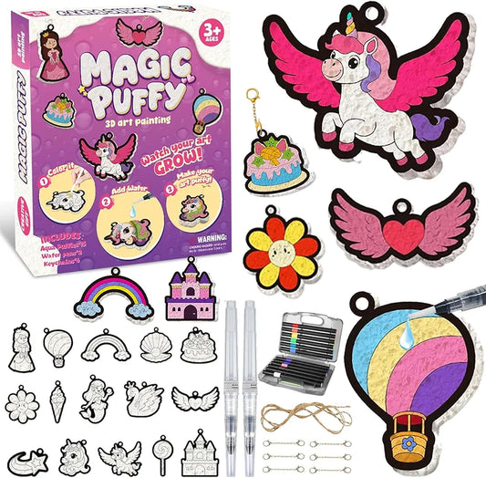 Unicorn Magic Puffy – 3D Art painting Kit
