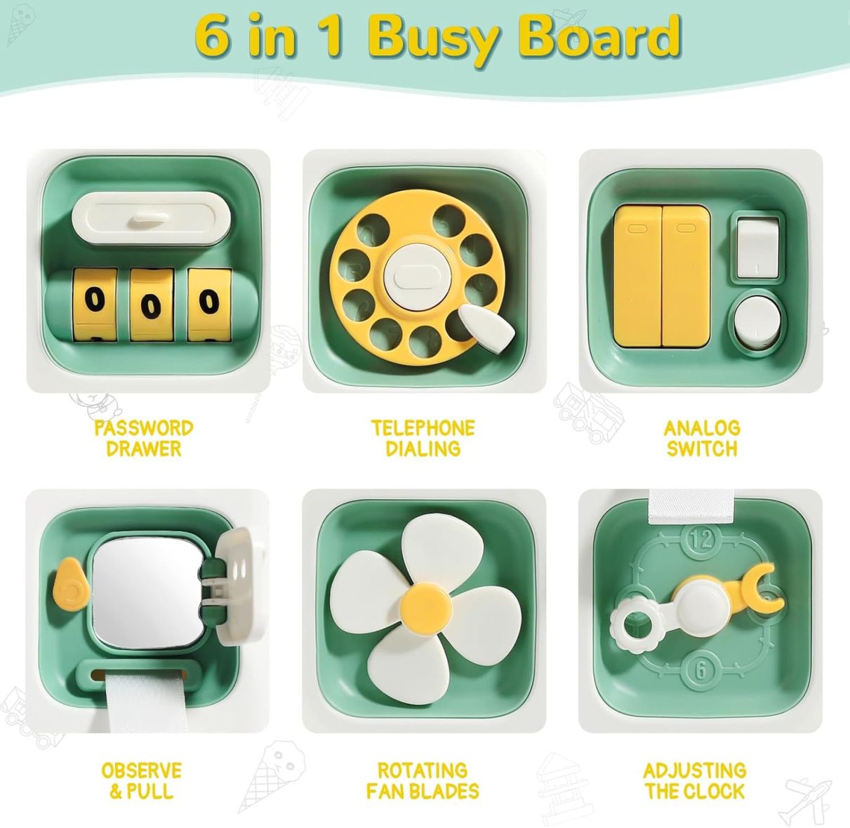 Busy Board for Toddlers