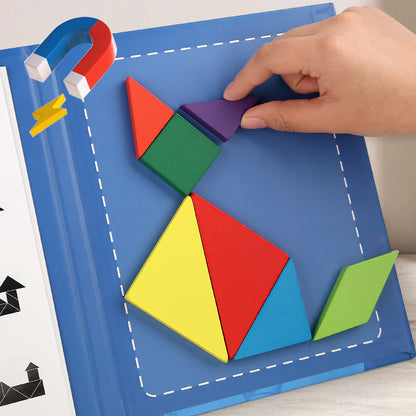 Magnetic Tangram Puzzle Book