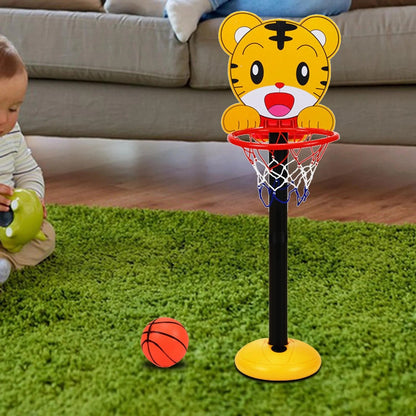 Indoor Outdoor Adjustable Basketball Play Set For Kids