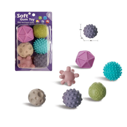 Textured Soft Squeeze Balls for Babies