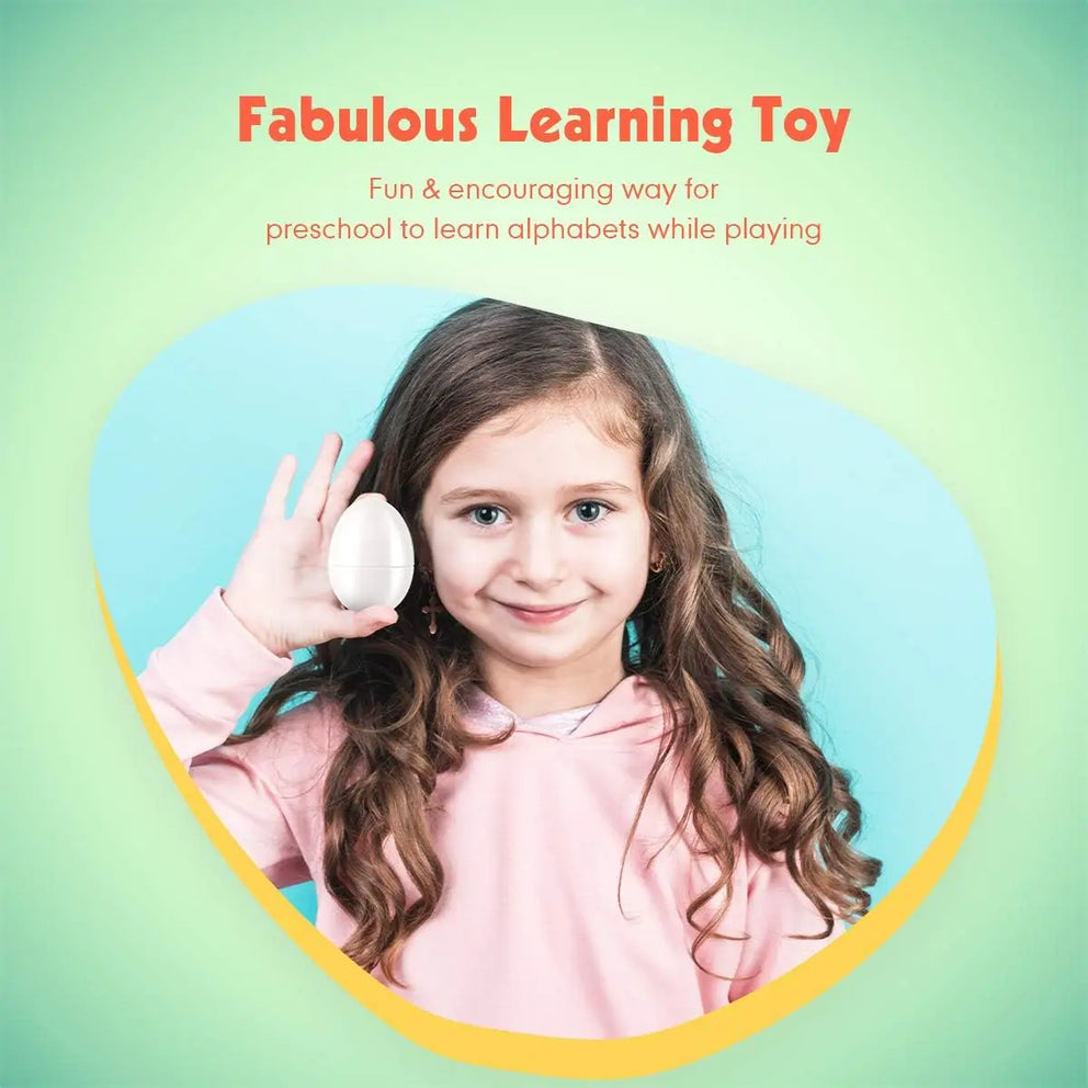 26 Pcs Set Of Colorful Matching Eggs For Kids