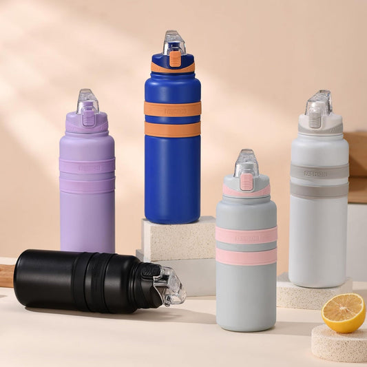 Thermos Flask Vacuum Travel Metal Tumbler 800ML 1000ML Stainless Steel Water Bottle with Handle - 8103 - 8104