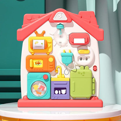 Multifunctional Early Interactive House Busy Learning Board
