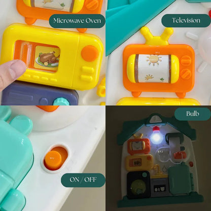 Multifunctional Early Interactive House Busy Learning Board