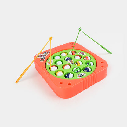 Battery-Operated Rotating Fishing Game Toy for Kids & Toddlers