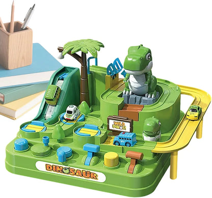 Dinosaur Car Adventure Track Play Set