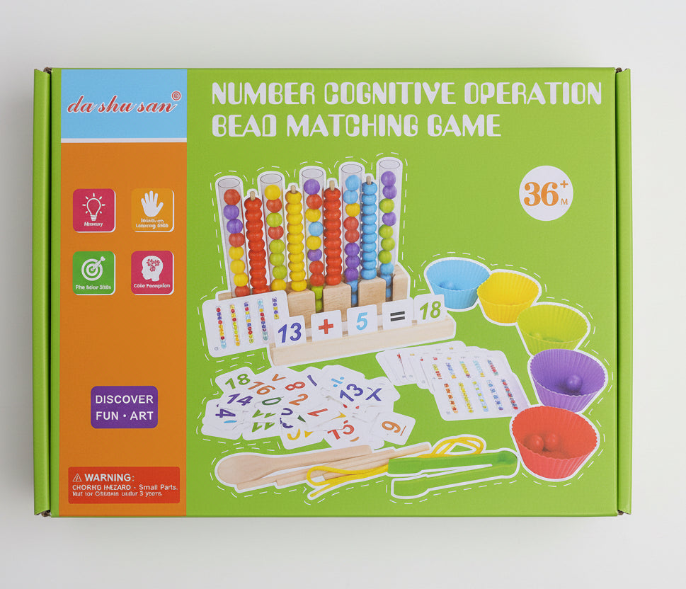 Number Cognitive Operation Bead Matching Game