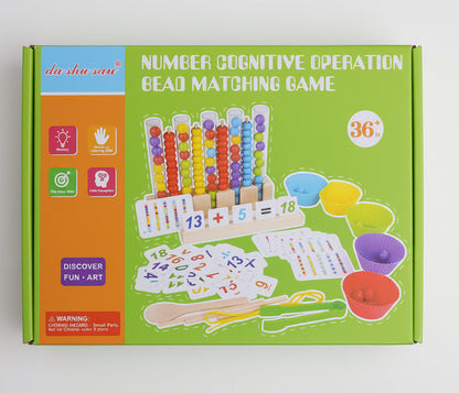 Number Cognitive Operation Bead Matching Game