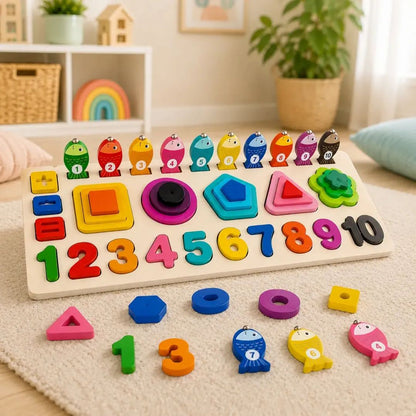 3 in 1 Multifunctional Stacked Digital Logarithmic Pairing Board