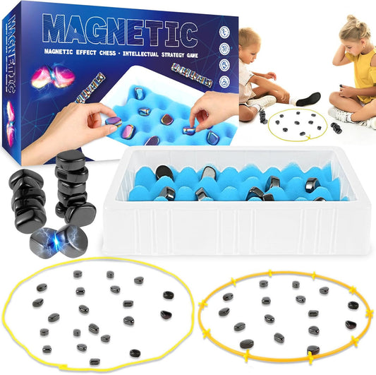 Magnetic Effect Chess Stone Family Board Game