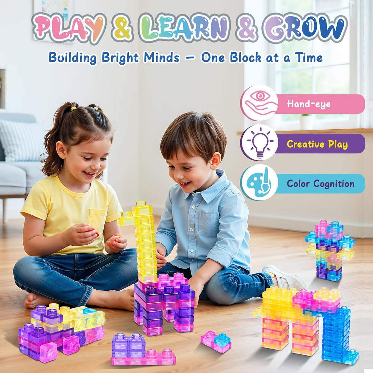 40 PCS Sensory Soft Gummy Blocks
