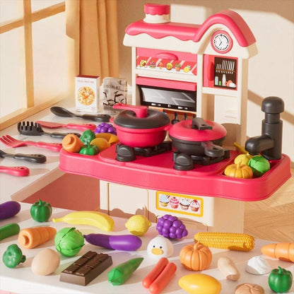 My Mini Little Kitchen Happy Cook Pretend Play Kit 45 Piece