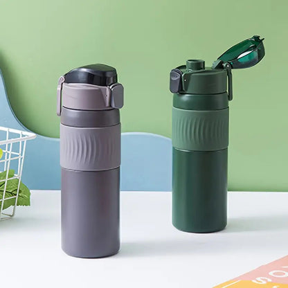 Stainless Steel Insulated Water Bottle - Portable, Leakproof Flask - 829