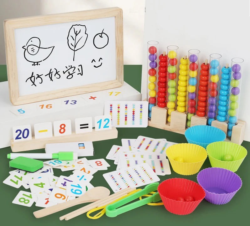 Number Cognitive Operation Bead Matching Game