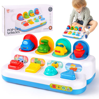 Huanger Vehicles Pop-up Peekaboo Toy