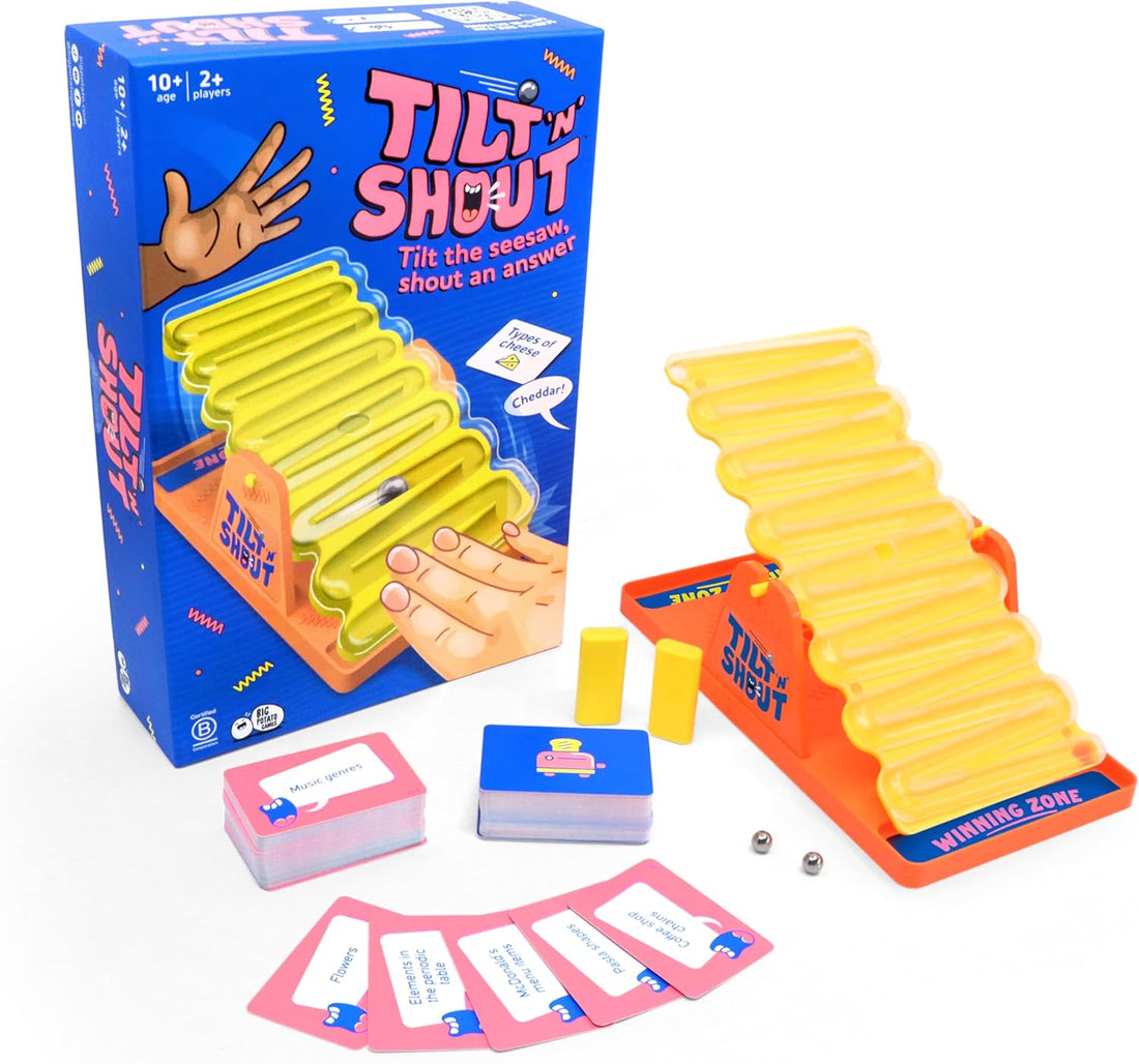 Tilt 'n' Shout: A Speedy Seasaw Family Board Game