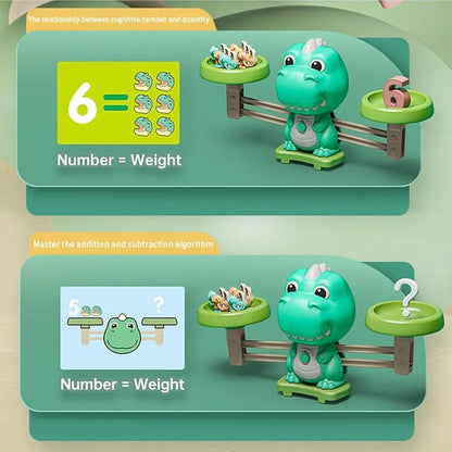 Dino Libra Math Balancing and Fishing Toy for Kids