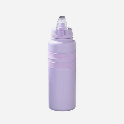 Thermos Flask Vacuum Travel Metal Tumbler 800ML 1000ML Stainless Steel Water Bottle with Handle - 8103 - 8104