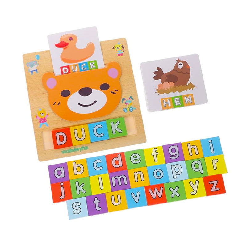 Wooden Two In One Letter Matching