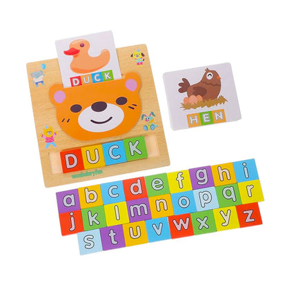 Wooden Two In One Letter Matching