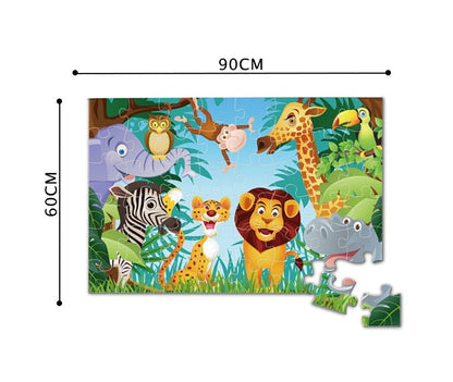 Animal Jumbo Floor Jigsaw Puzzle – 48 pieces