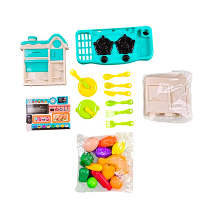My Mini Little Kitchen Happy Cook Pretend Play Kit 45 Piece