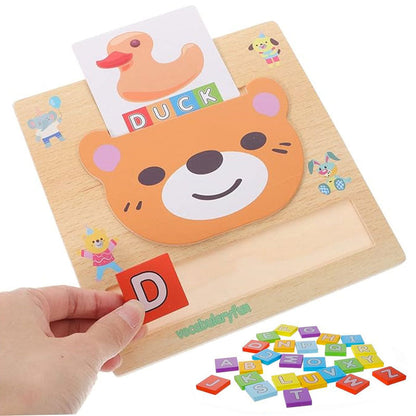 Wooden Two In One Letter Matching