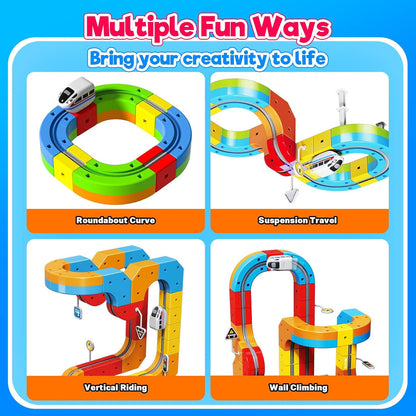 MagTrack Builder – Magnetic STEM Track Set (49 pcs)