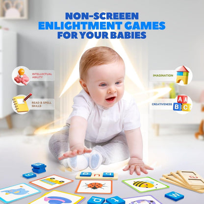 CVC Word Building Spelling Game (3 Letter Words)