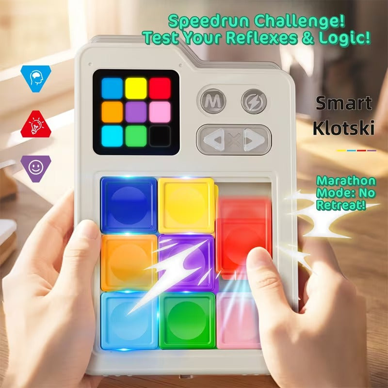 Electronic Brain Teaser Slide Puzzle 1000 Challenges Game