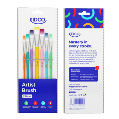 Kidco Artist Brush - Flat Brush Set